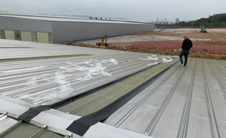 禅城厂房屋面防水维修案例